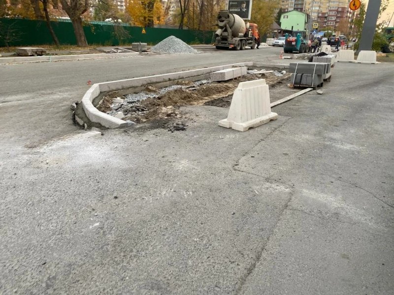 Бетон под бордюры в Донецке